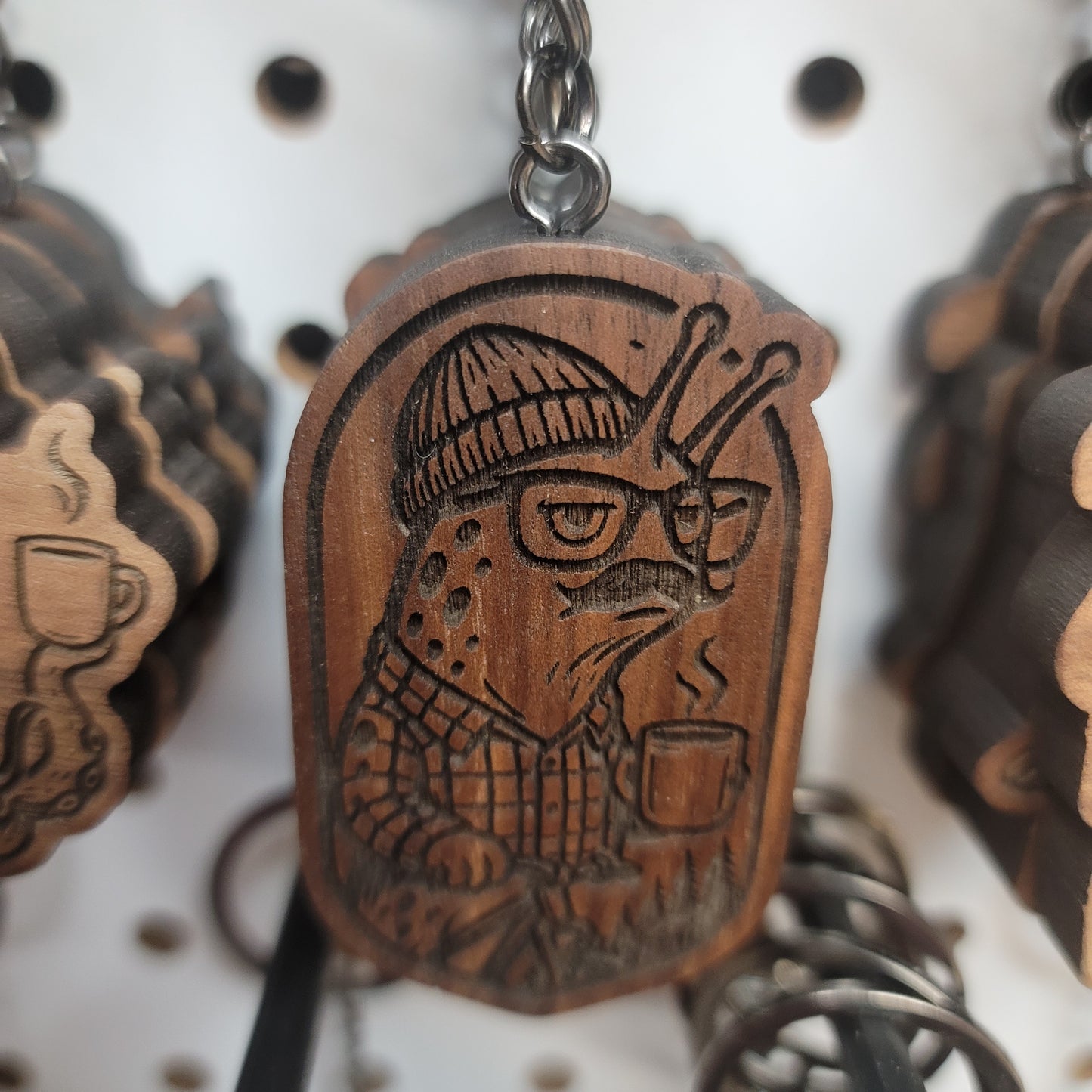 Hipster Slug Keychain