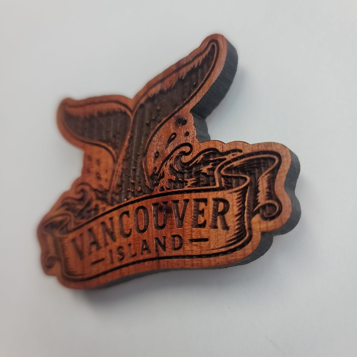 Vancouver Island Whale Tail Magnet
