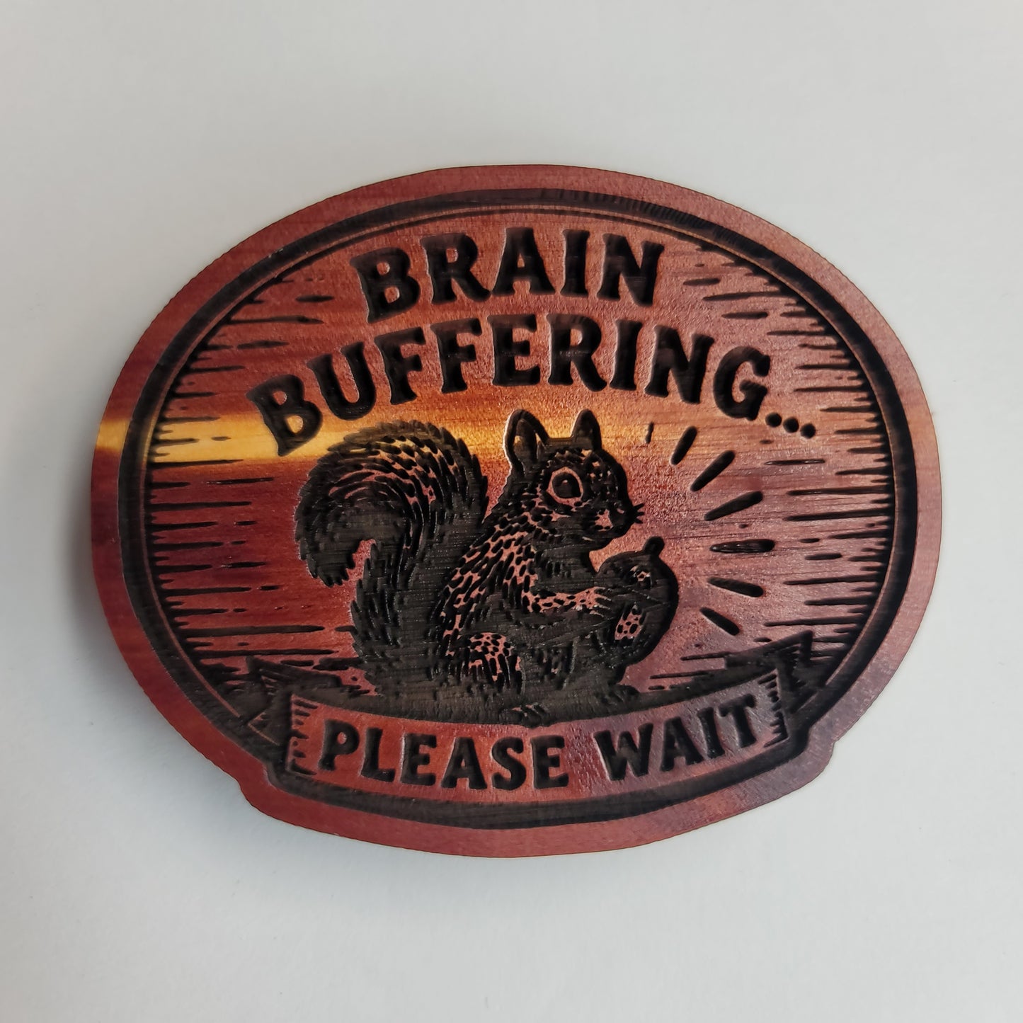 Brain Buffering Please Wait Magnet