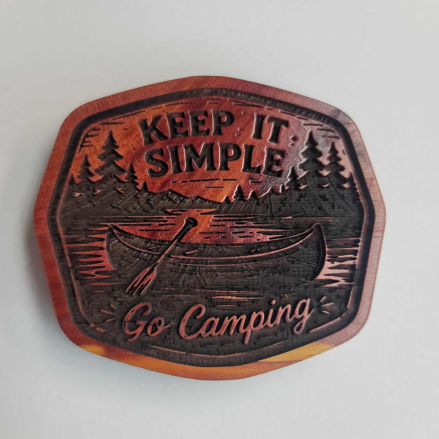 Keep it simple Go Camping Magnet