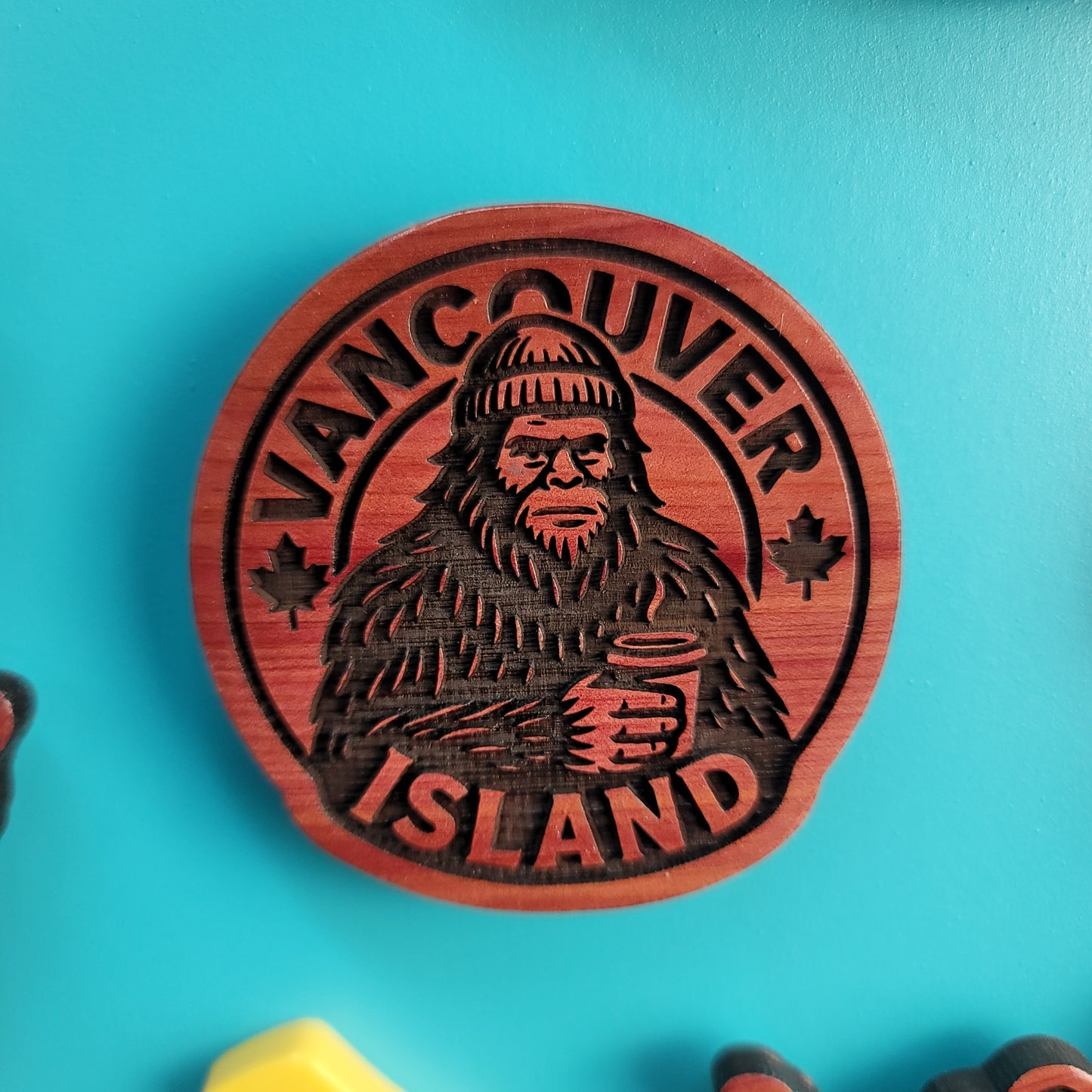 Sasquatch Coffee Magnet