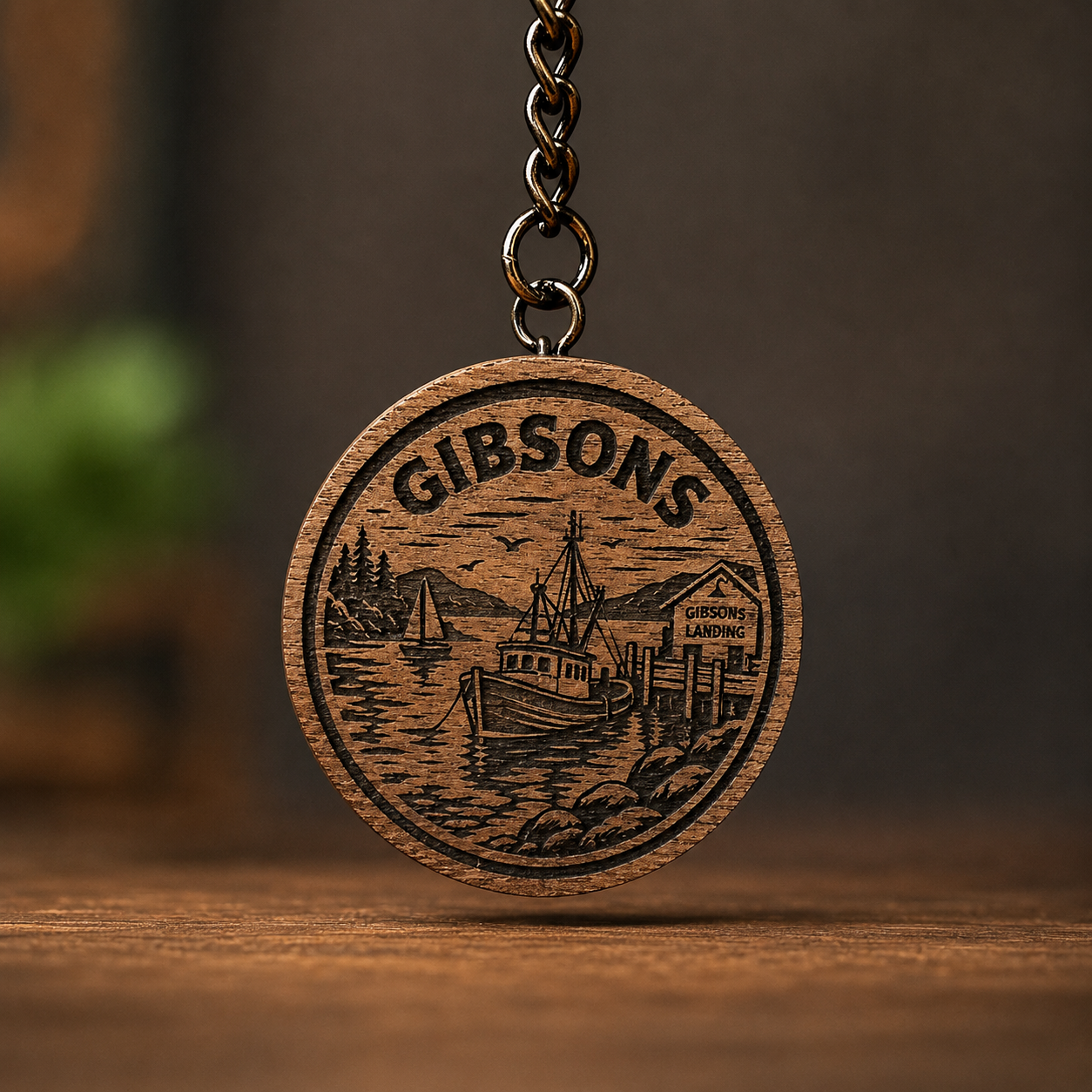 GIBSONS BC CANADA Keychain