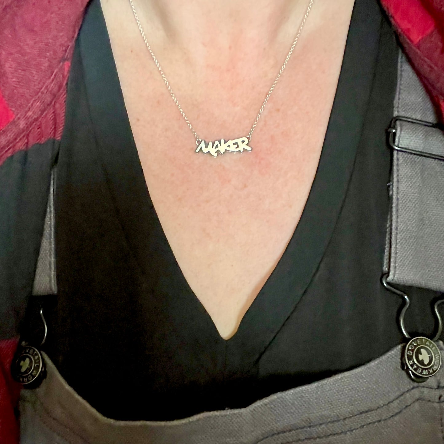 Sterling Silver Maker Necklace