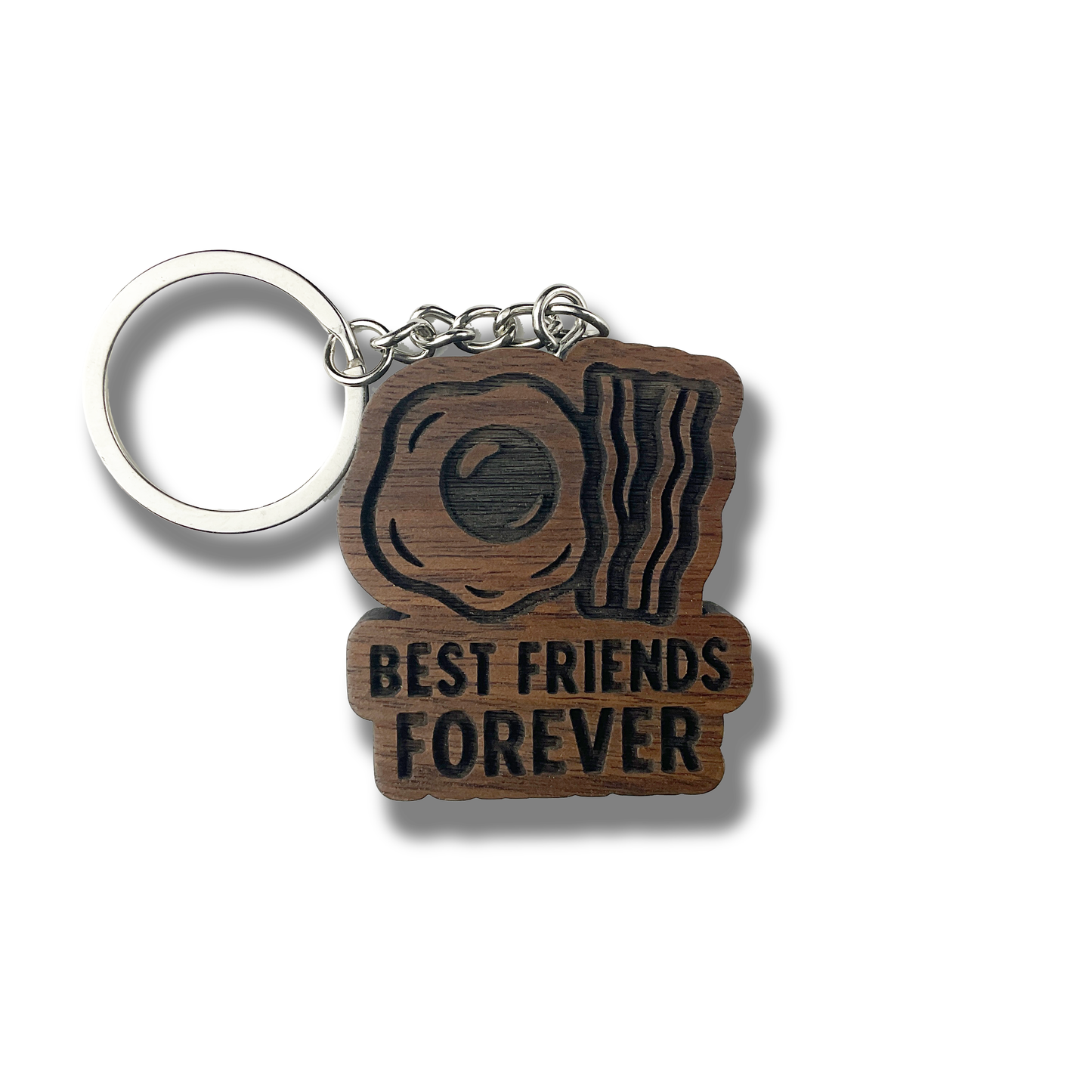 Bacon and Eggs Keychain