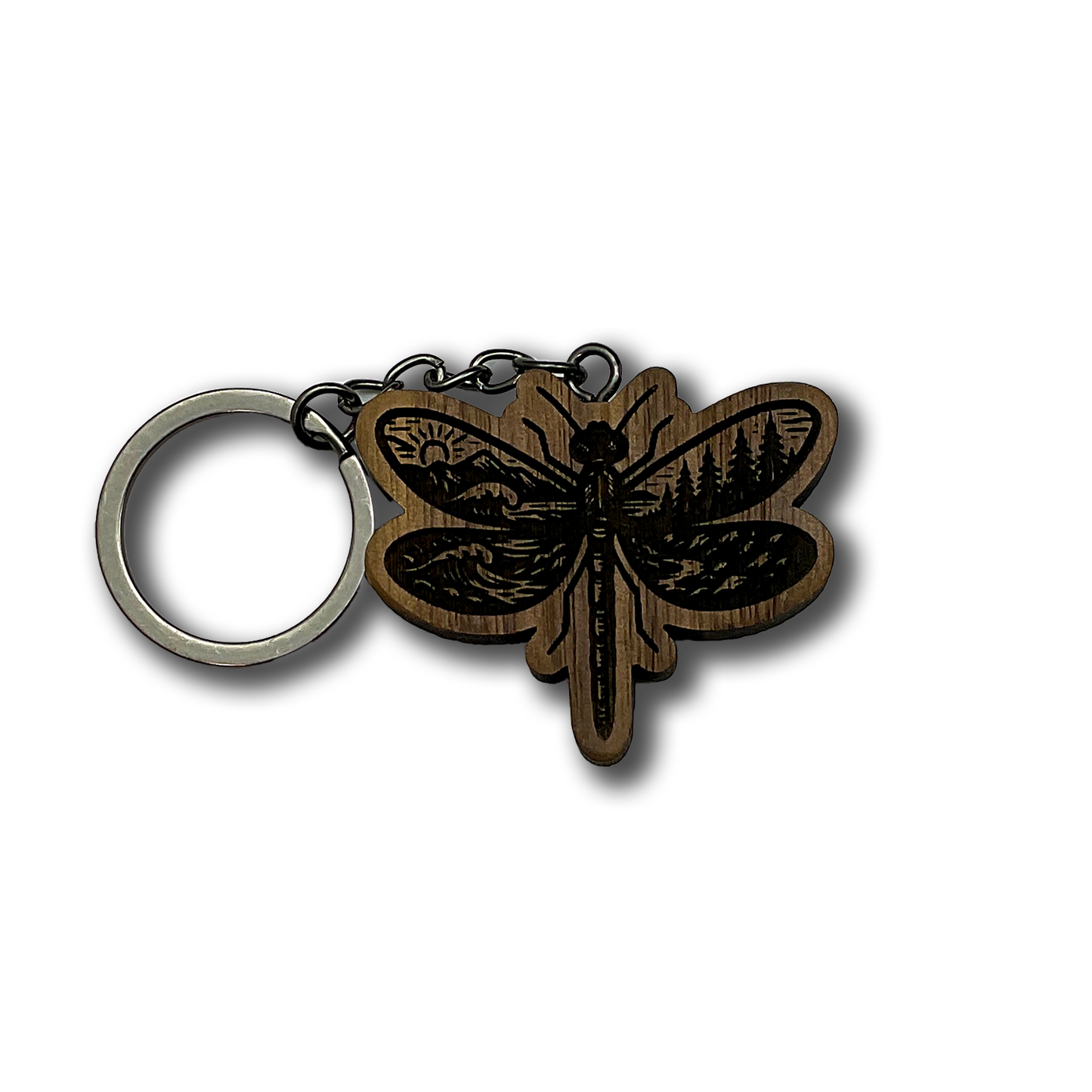 DragonFly Mountains Keychain