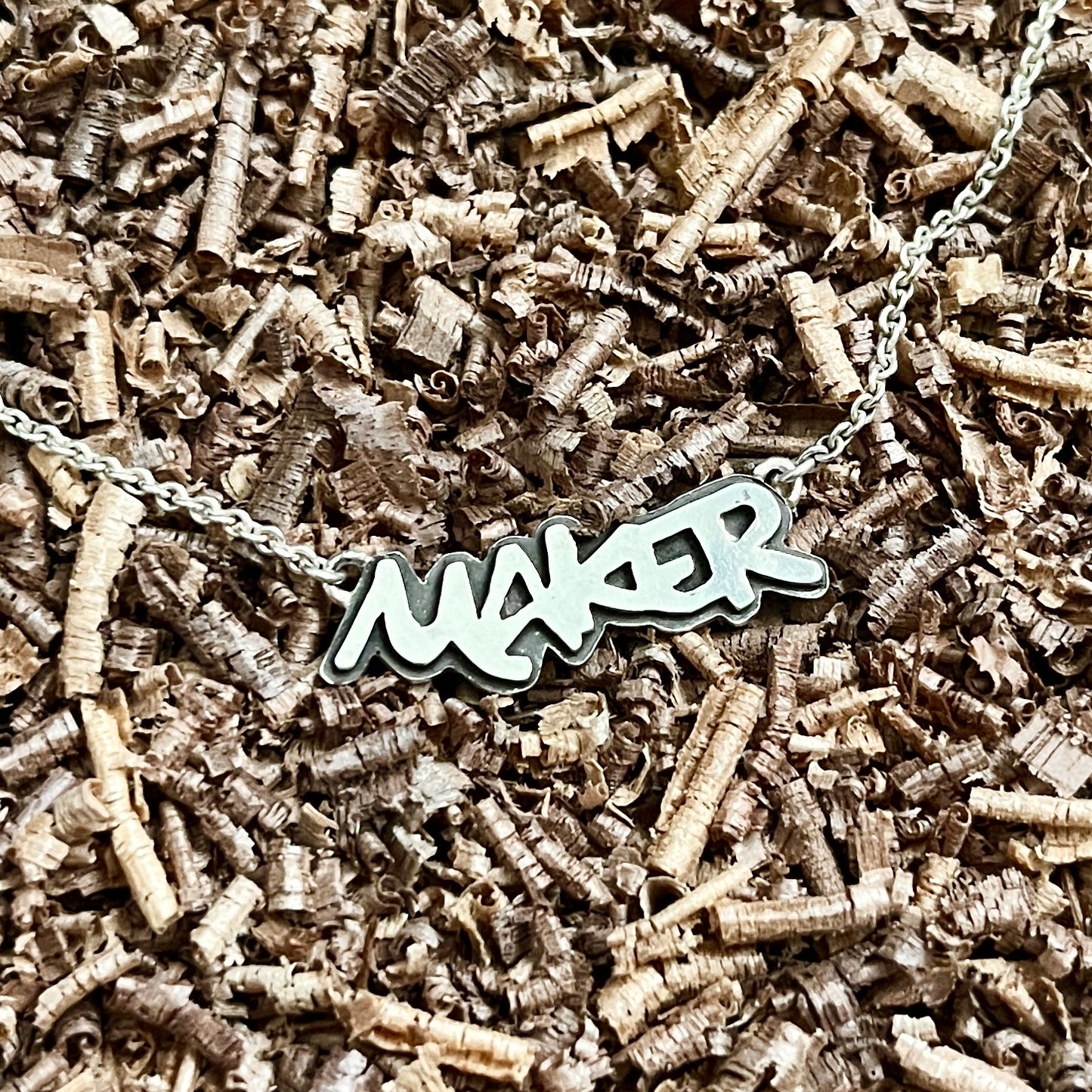 Sterling Silver Maker Necklace