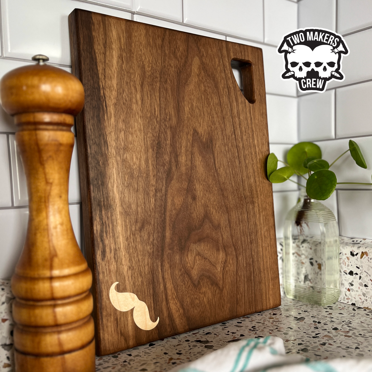 The Distinguished Gentleman - Moustache Cutting Board