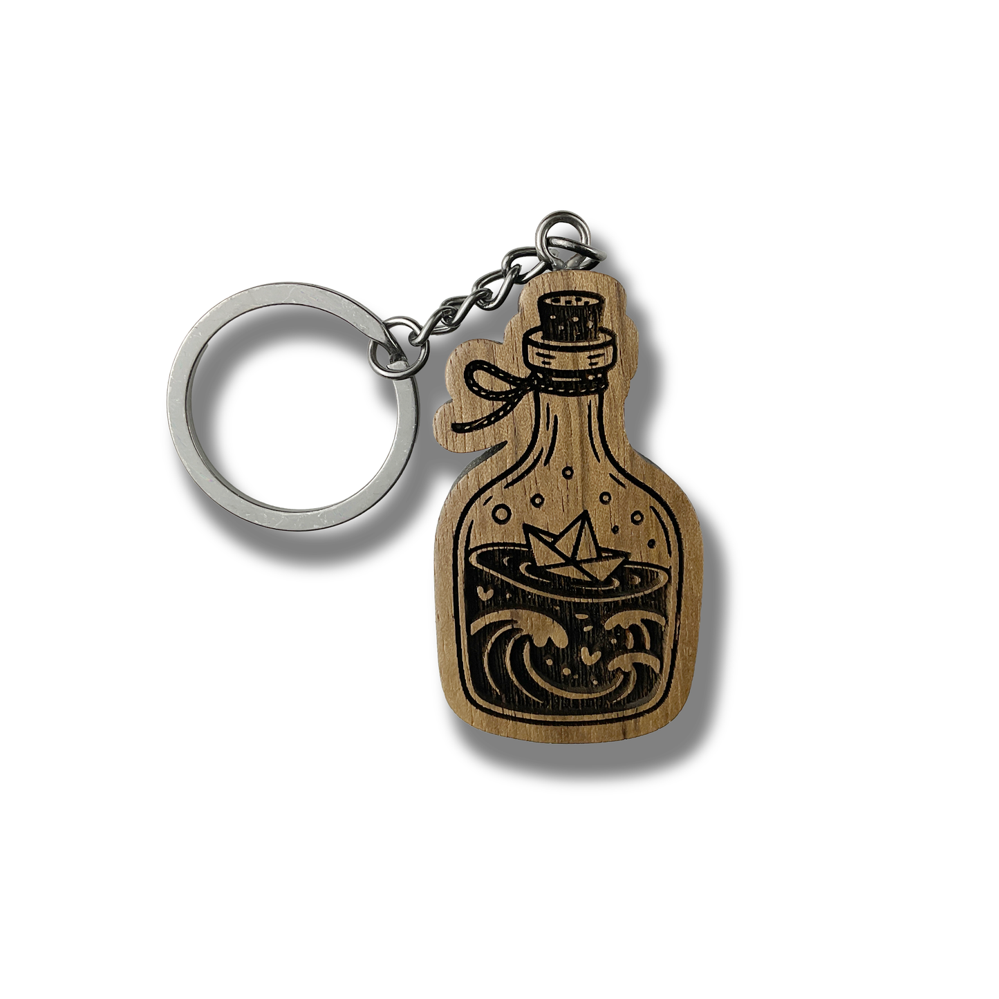 Paper Boat Keychain