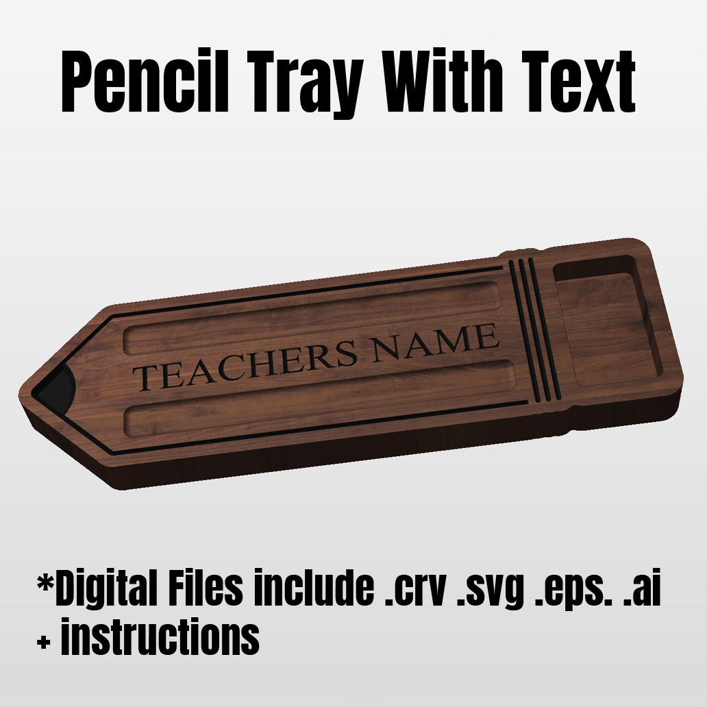 Digital Files: Pencil Catchall Tray.