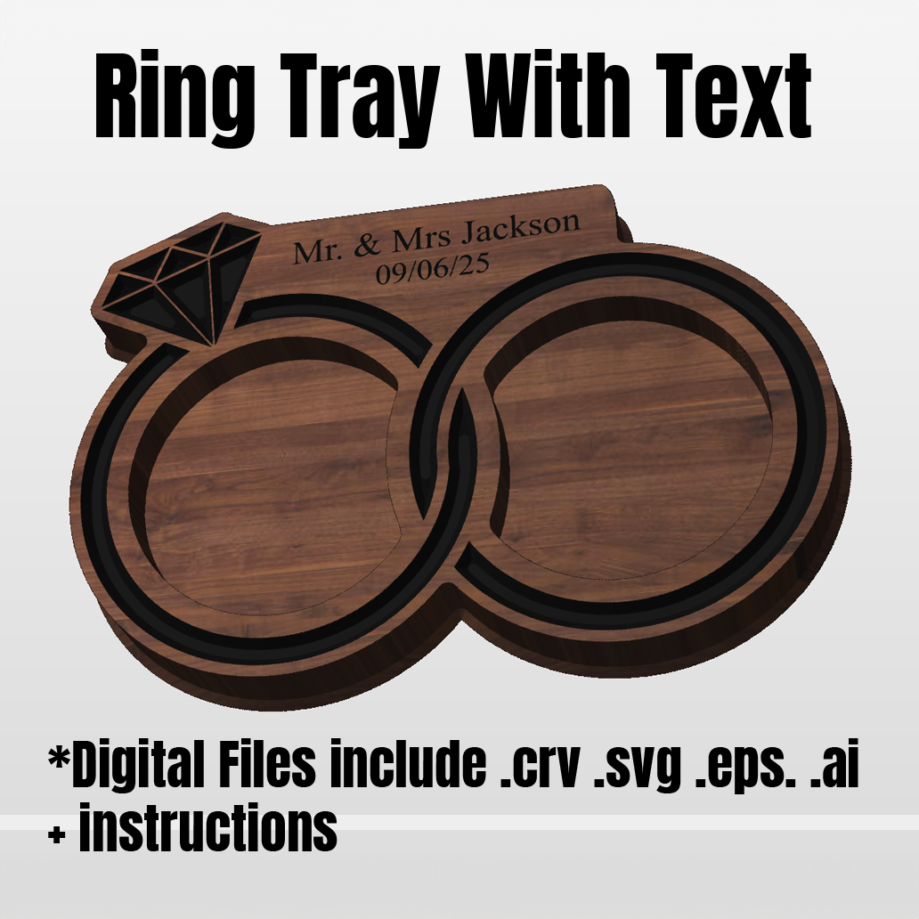 Digital Files: Wedding Rings Catchall Tray.