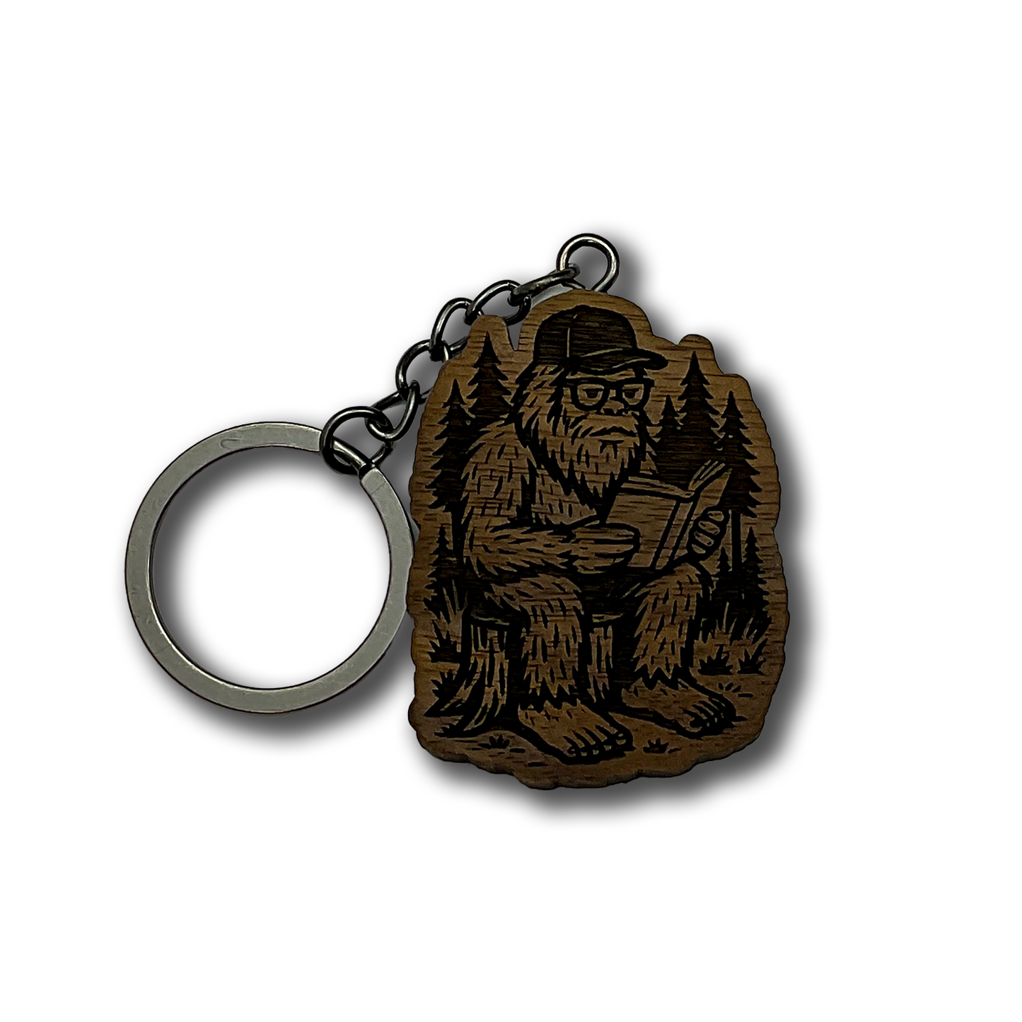 Sasquatch Stump Keychain