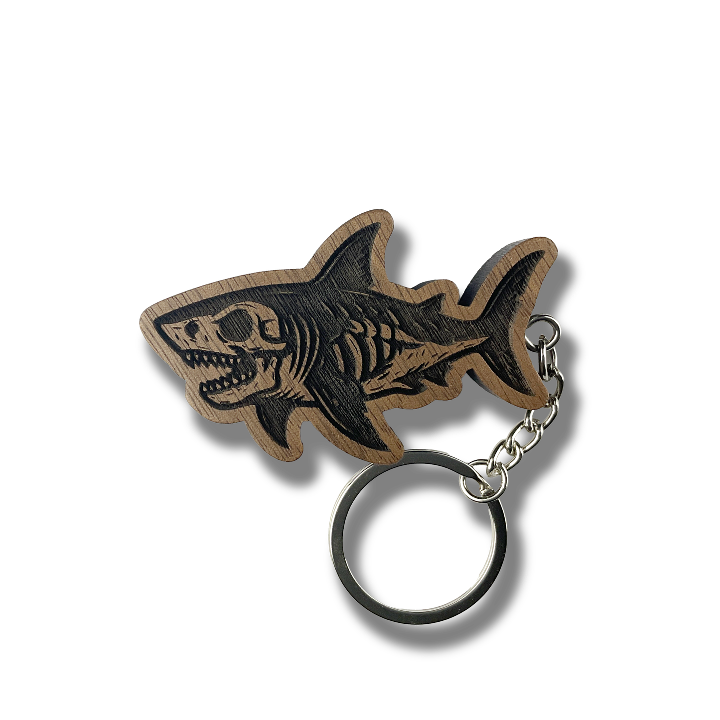 Bone Shark Keychain