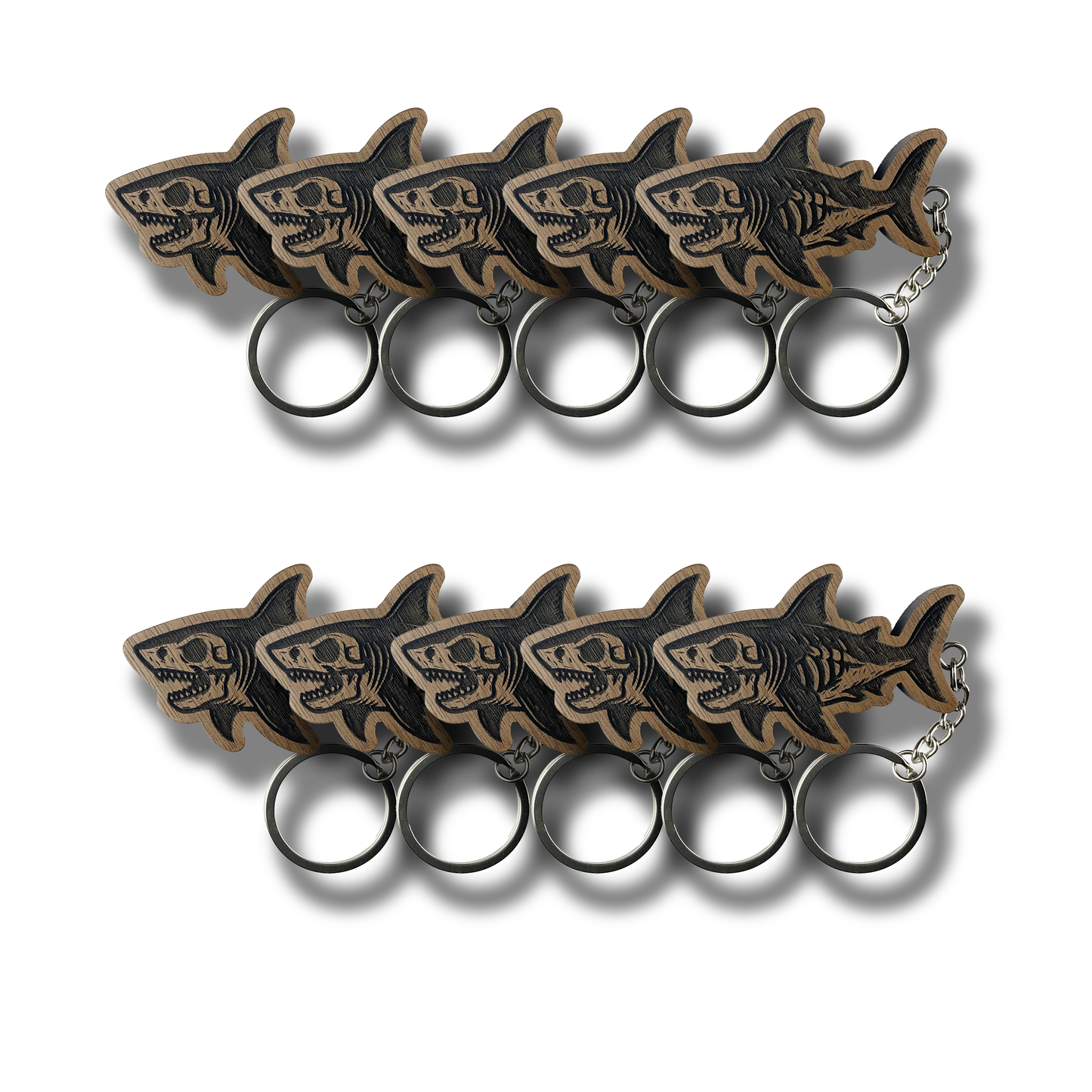 Bone Shark Keychain (WS)