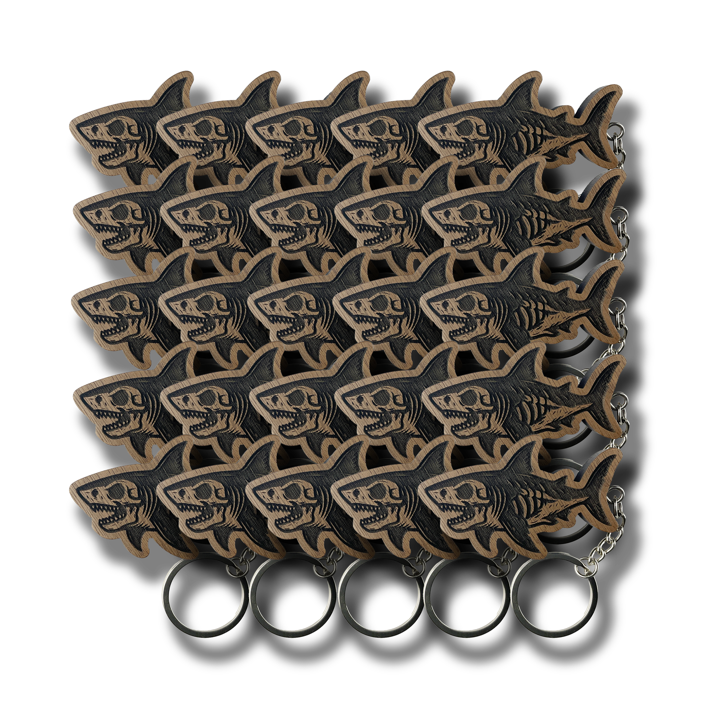 Bone Shark Keychain (WS)