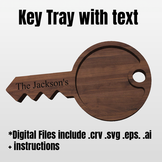 Digital Files: Key Shaped Catchall Tray.