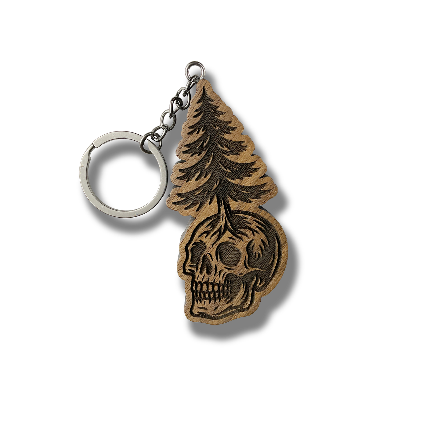 Skull Tree Keychain
