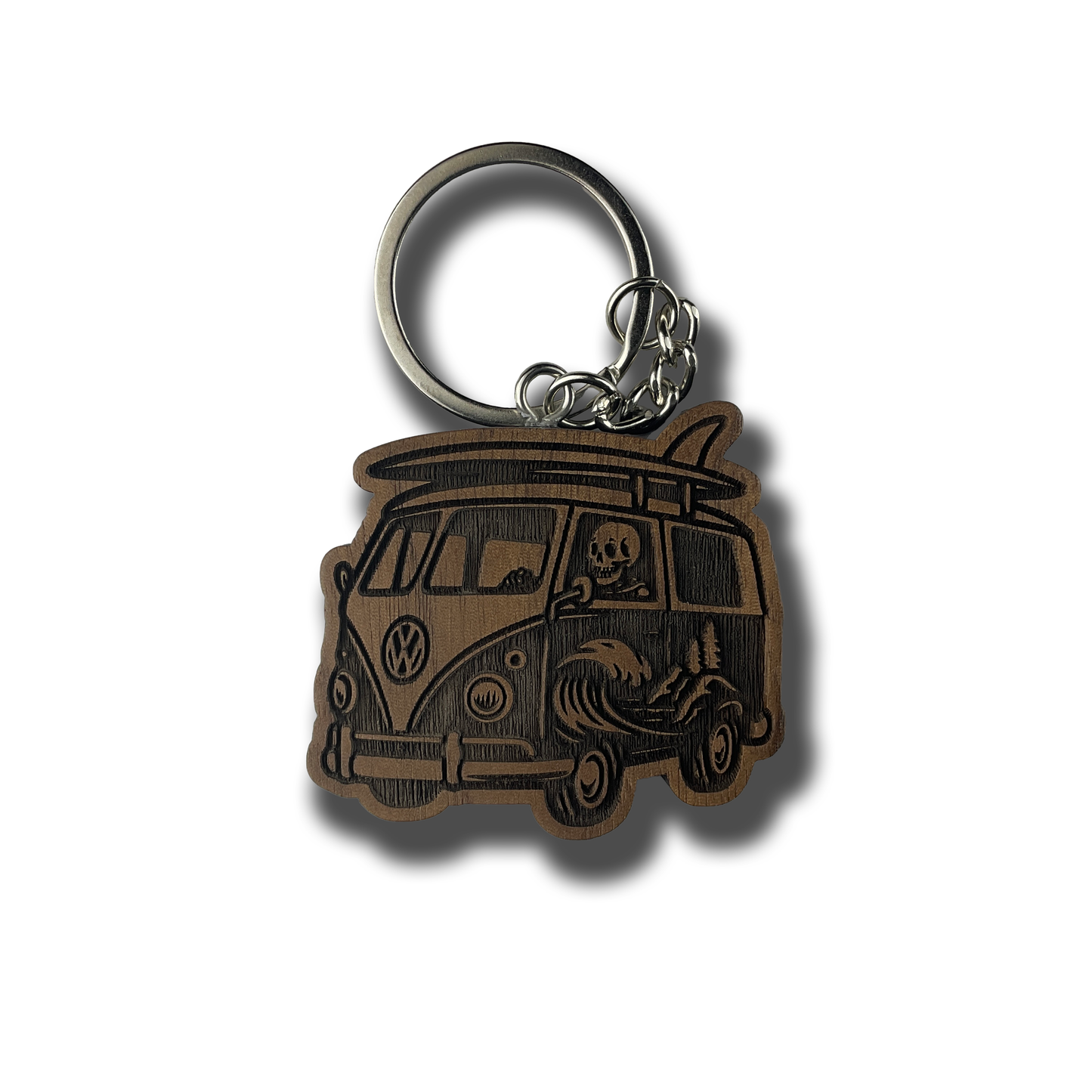 Surfer Van Keychain