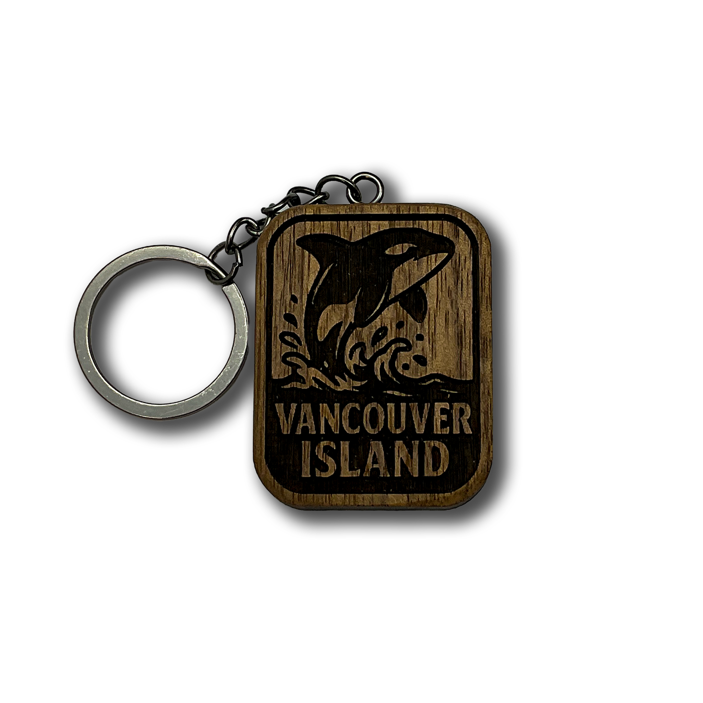 Vancouver Island Orca Keychain