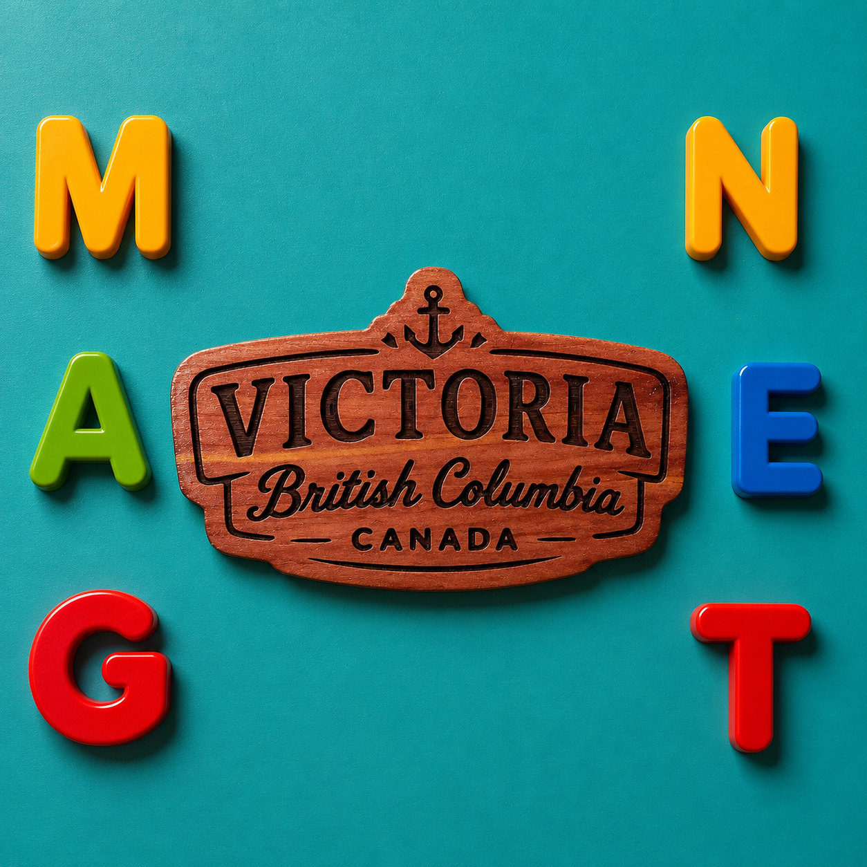 Victoria BC Canada Souvenir Fridge Magnet