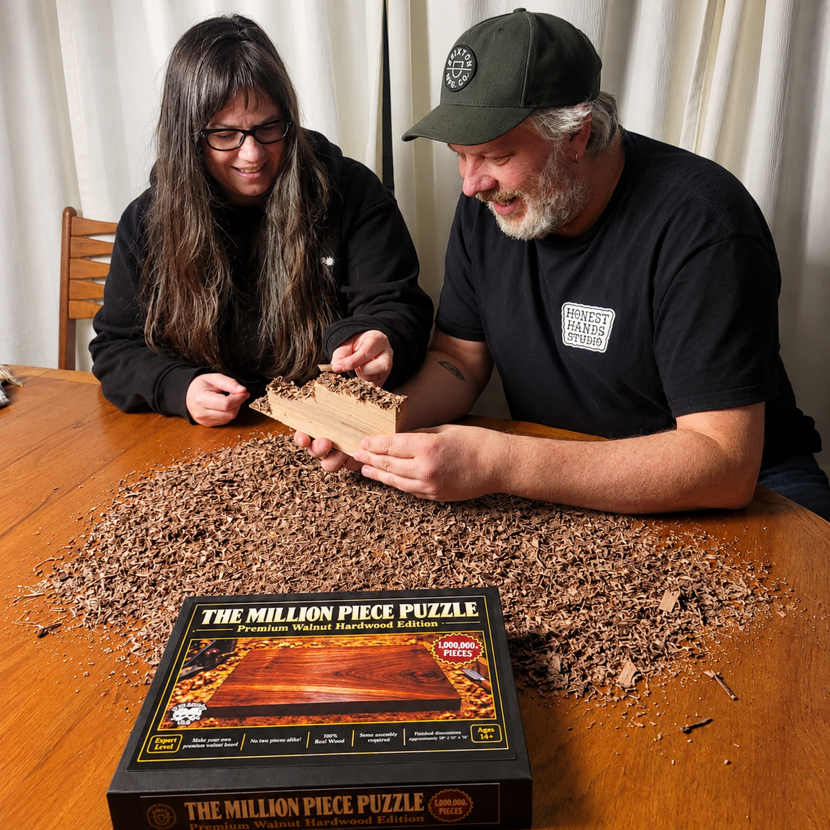 The Million Piece Puzzle | Premium Walnut Hardwood Edition