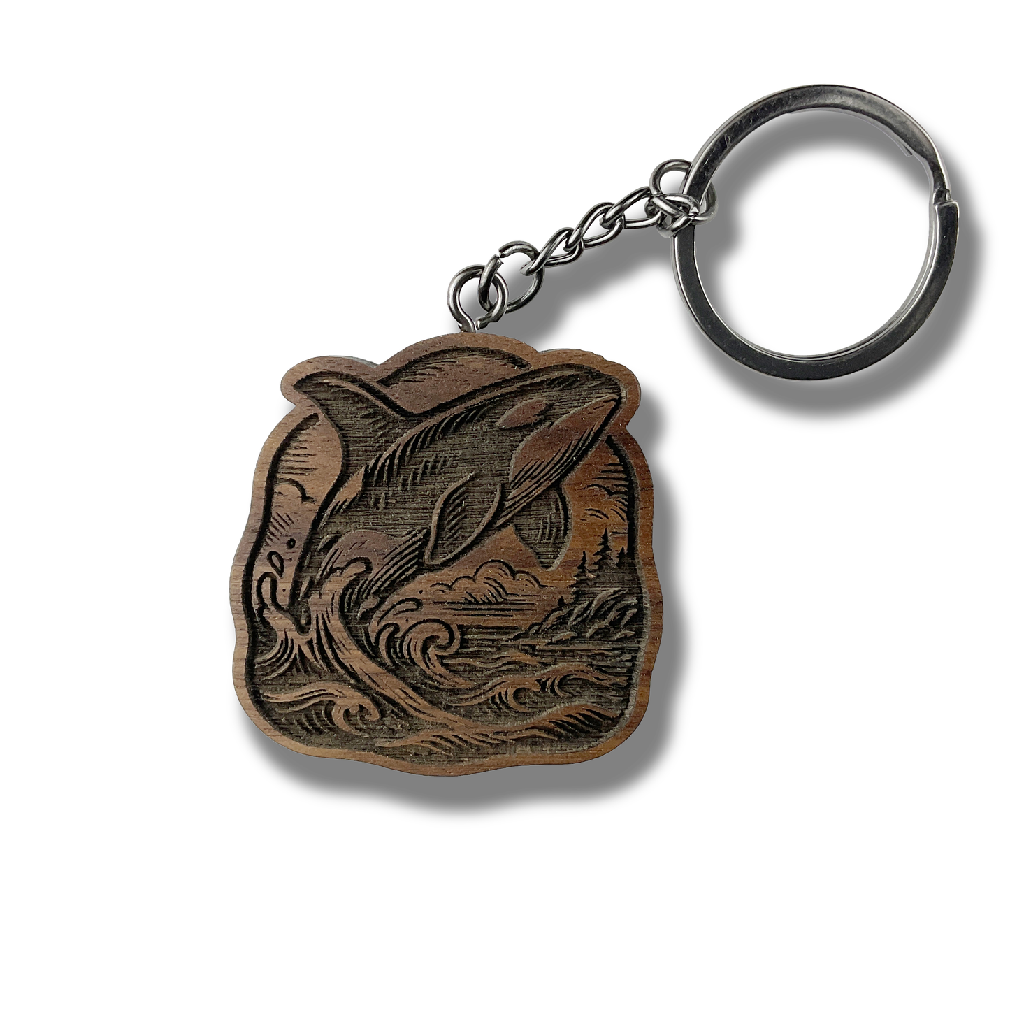 Orca Spyhopper Keychain