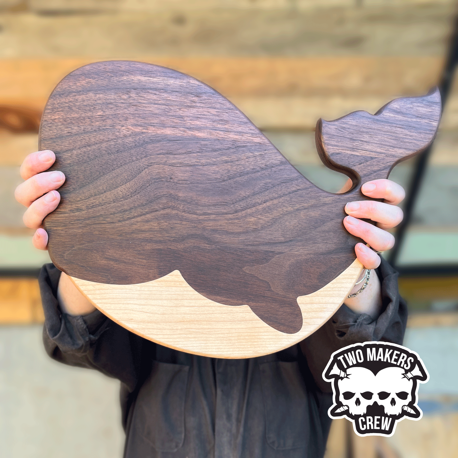 Do you even Gift Bro? Barbell Plate Dark Walnut Catchall Tray