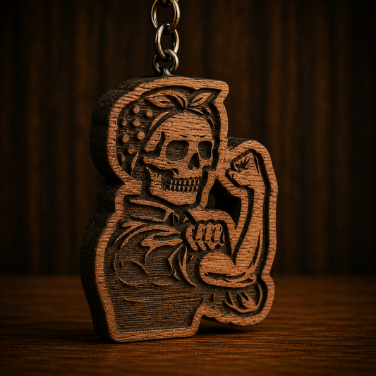 Dead Rosie Keychain