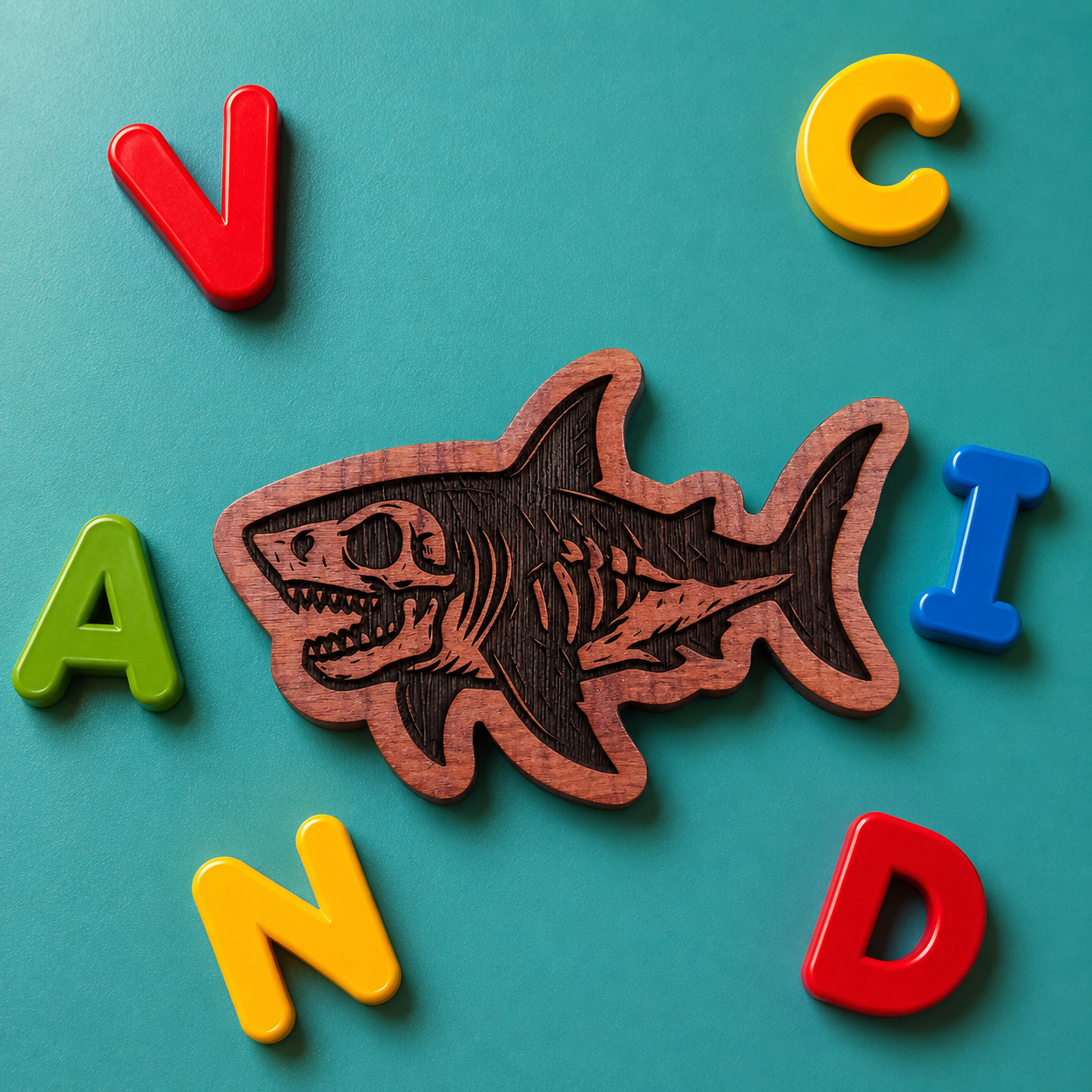 Bone Shark Magnet