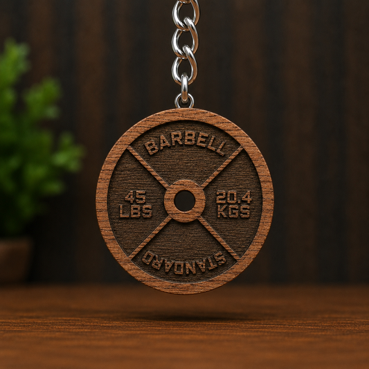 45LBS weight plate Keychain