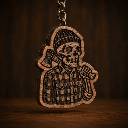 Dead Lumberjack Keychain