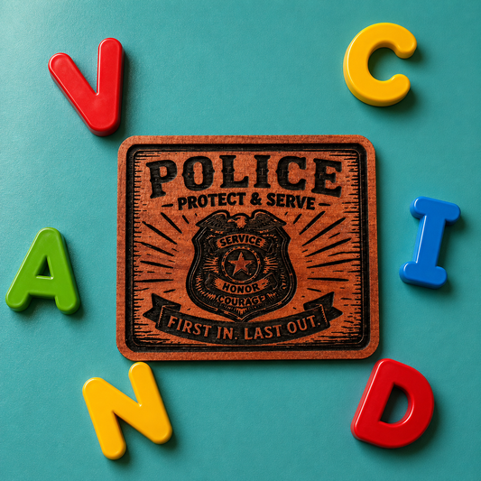 Police Protect and Serve Magnet