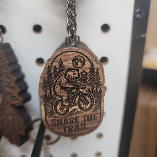 Share The Trail Keychain