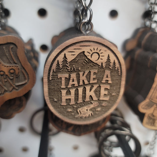 Take A Hike Keychain