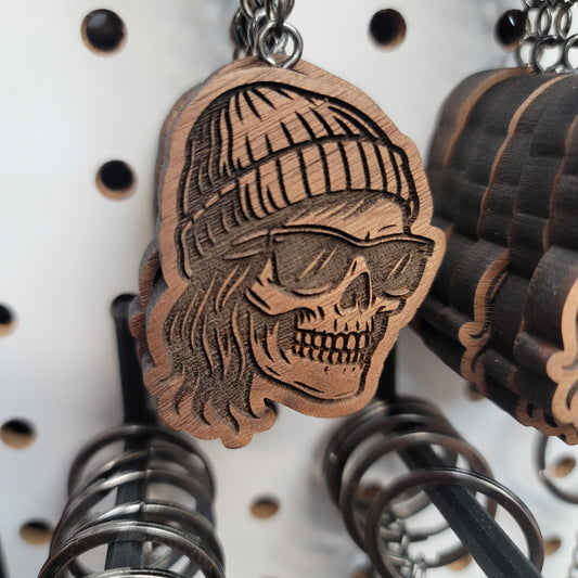 Hipster Female no cig Keychain