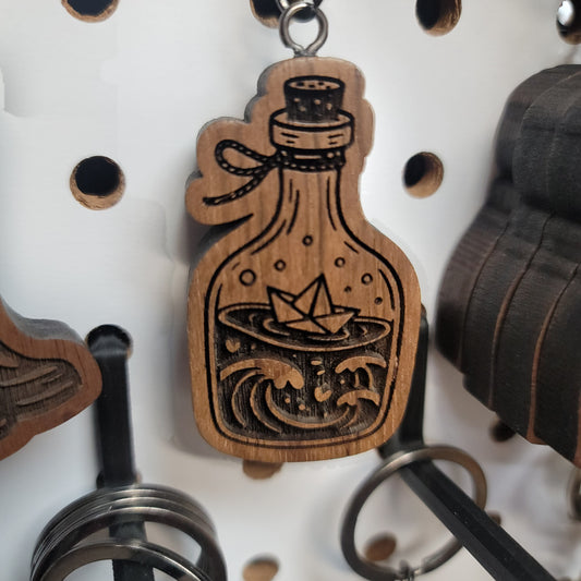 Paper Boat Keychain