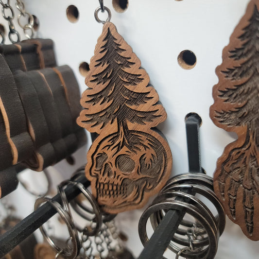 Skull Tree Keychain