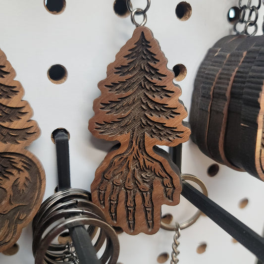 Tree Hand Keychain