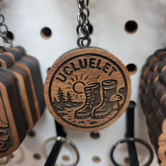 Ucluelet Boots Keychain