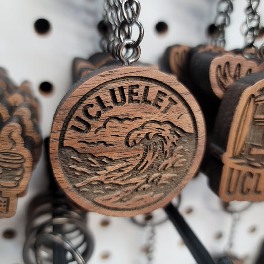Ucluelet Wave Keychain