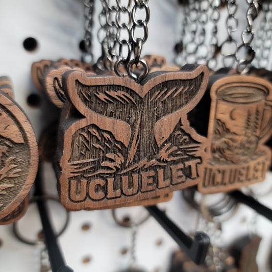 Ucluelet Whale Tail Keychain