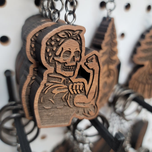Dead Rosie Keychain