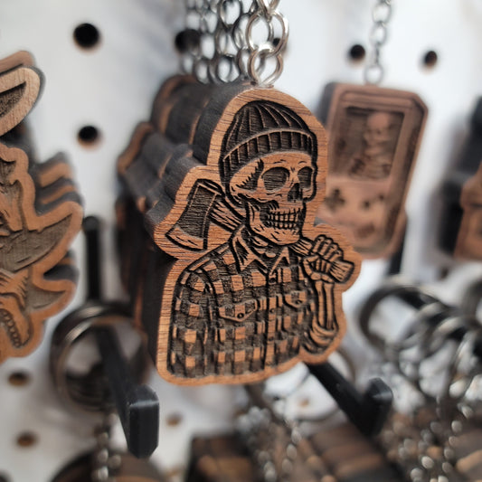Dead Lumberjack Keychain