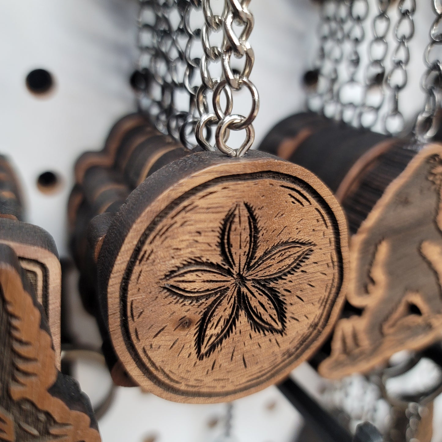 Sand Dollar Keychain