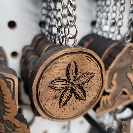 Sand Dollar Keychain