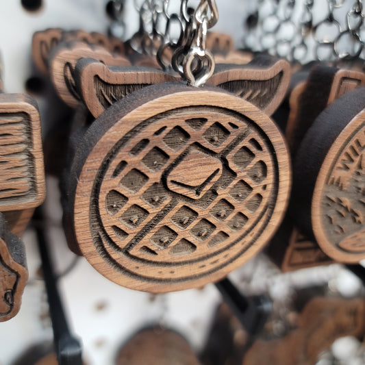 Waffle Keychain