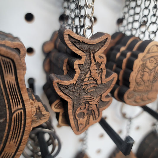 Bone Shark Keychain