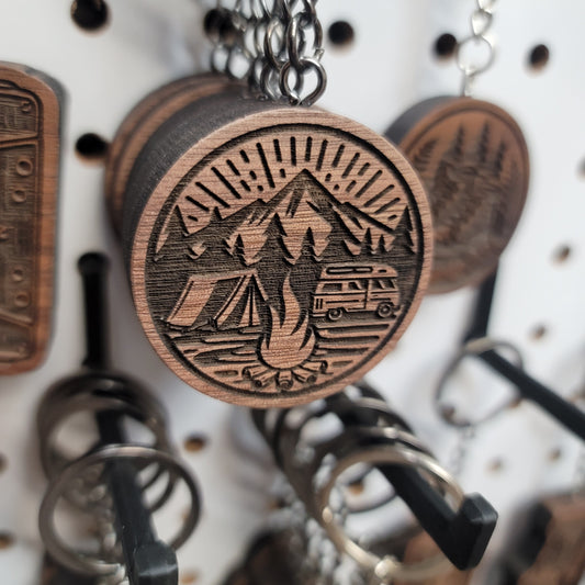 Campsite Keychain