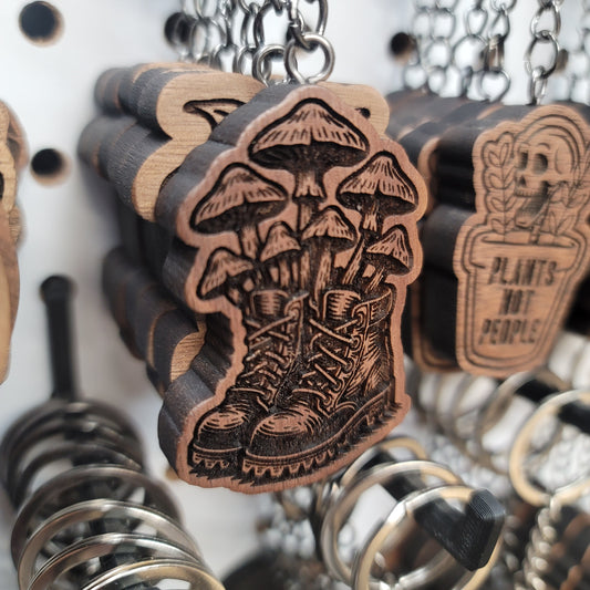 Fungi Boots Keychain