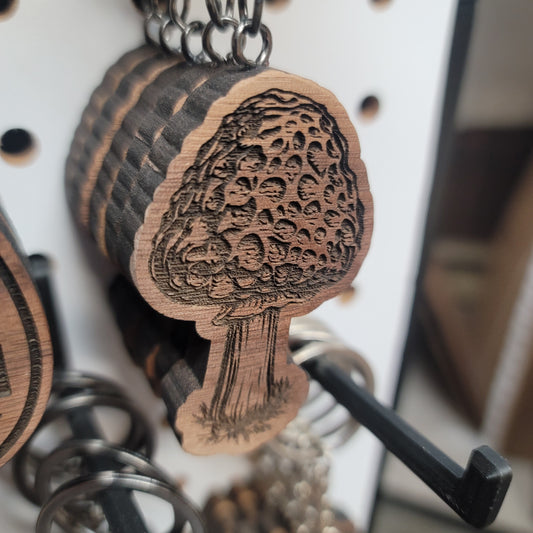 Morel Keychain