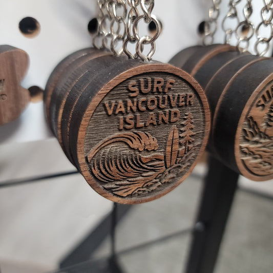 Surf Van Isle Keychain